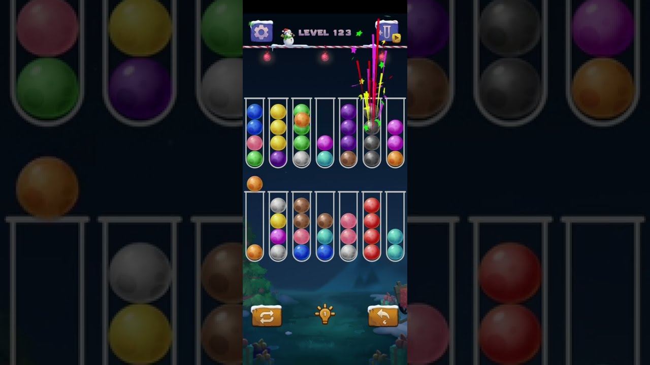 Ball sort puzzle level 123 